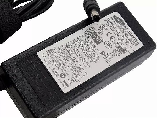 Fonte Notebook Samsung 19V 3,16a Mod Ad-6019d ( 5,5x3mm )