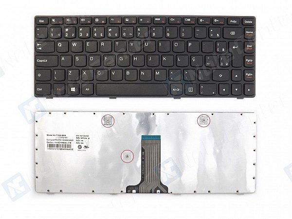 Teclado Notebook Com Moldura Lenovo G485-Usd