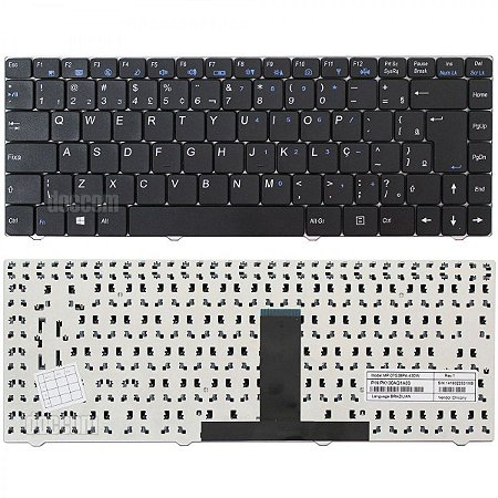 Teclado Notebook Phico/Itautec W7425 Mp-07G38pa-430 PN: 6-80-W84T0-330-1