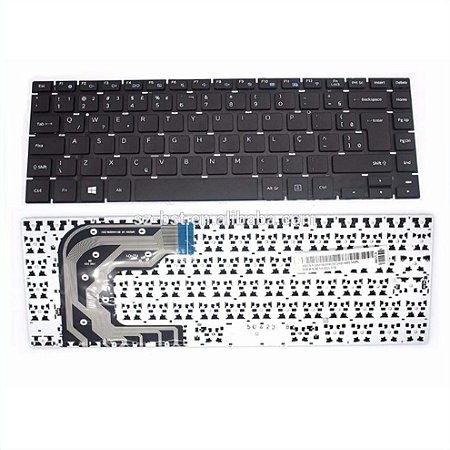 Teclado Notebook Samsung NP370E4J -Bw2br BR  Sem frame