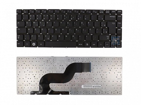 Teclado Notebook Com Moldura Samsung RV411