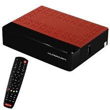 Receptor Fta Audisat Huracan K20 Full HD Acm 2 LNB Wi-Fi HDMI - Preto Vermelho