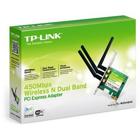 Placa de Rede Wireless PCI-E Dual Band N900 TL-WDN4800 TP-Link
