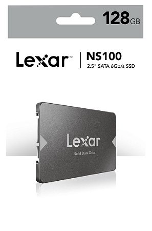 Hd Ssd 128gb Lexar 2.5 Sata 3.0 (6 Gb/s) Lns100-128rbn