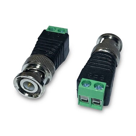 Conector BNC Macho Com Borne