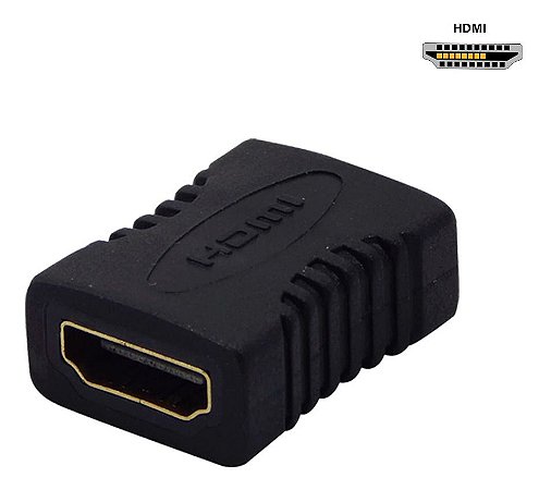 Emenda MD9 Hdmi Femea x Hdmi Femea
