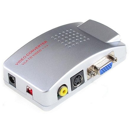 Conversor PC TV De Vga Para AV com Saídas S-vídeo E Vga Rca Alta Resolução Xtrad XT-5555