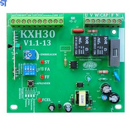 Placa Motor Portão Inter Rossi DIG CM KXH30FS 433 MHZ
