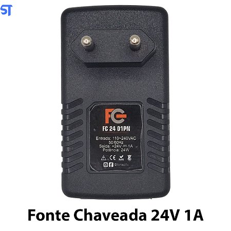 Fonte Poe Chaveada 24V 01Am