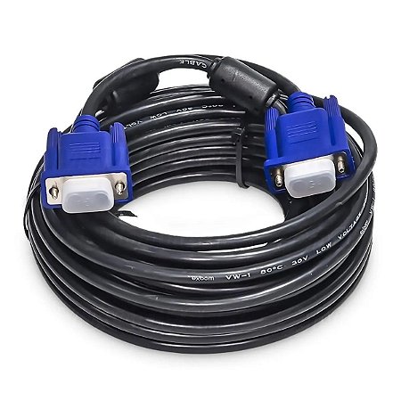 Cabo de Vídeo Vga 10 Metros Exbom Cbx-Mvga100