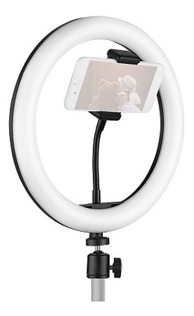 Iluminador Ring Ligth Anel Luz 26cm Led Fotos Mak