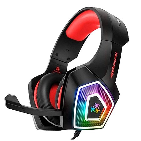 Fone Gamer XSoldado Headset Led Rgb Usb Infokit GH-X2000