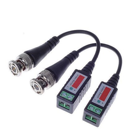 Video Balun Duplo Para Camera Ahd Até 600mts Conversor Novo