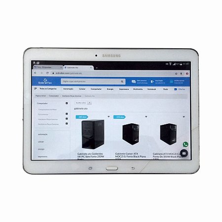 Tablet Samsung Galaxy Tab 4 Sm- T531Tela 10.1 Usado Com Tela Trincada