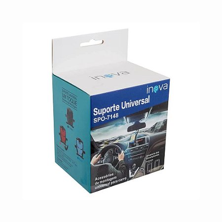 Suporte Universal Veicular Homem De Ferro Para Celular Inova Spo-7148