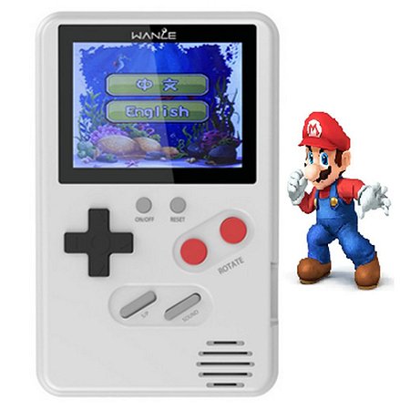 Mini Video Game Retro Portatil Sup 500 Jogos Na Memoria Wanle