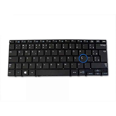 Teclado Notebook Ultrabook Samsung Np530 Np530u3c-ad5 Série 5 - Br Ç