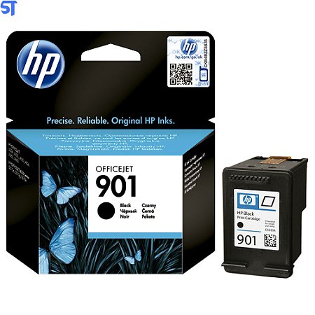 Cartucho hp 901 Preto 200 Paginas Cc653ab