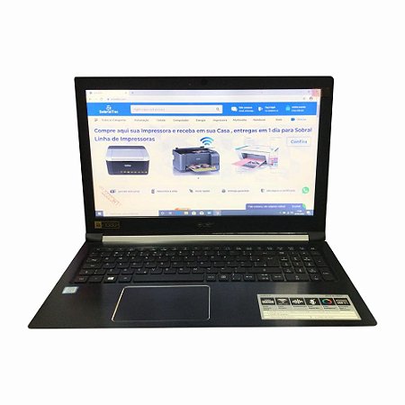 Notebook Acer A515 Core i5 Hd de 1Tb Memória Ram DDr3 de 4Gb Semi Novo