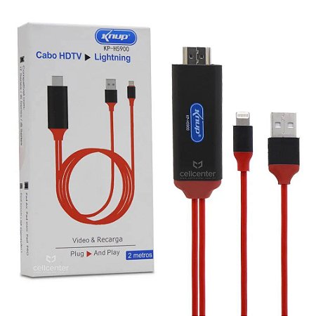 Adaptador Lightning a HDMI HDTV para IPhone 5, 6, 6S y 6 Plus