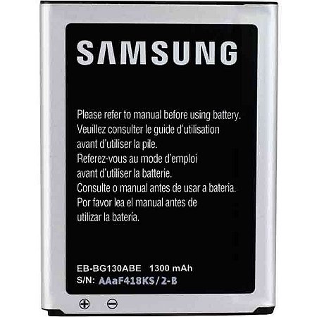 Bateria Para Celular Samsung EB-Bg130abe 1300 mAh
