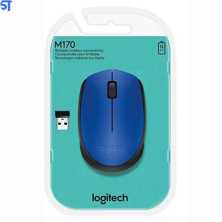 Mouse Logitech Wireless Azul M170