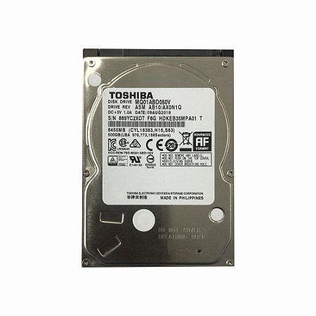Hd Int. Notebook Toshiba 500 Gb 5400 Rpm 8mb MQ01ABD050V