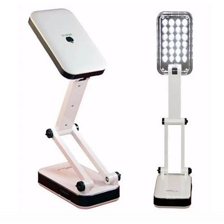 Luminária Dobrável Com 24 Leds Escritório Recarregável LHLED 5S LH-666 HZ-03-2009