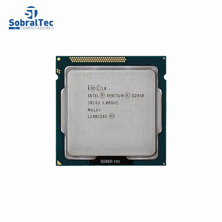 Processador Intel Pentium Dual Core G2030 3M Cache Soquete 1155 2 Núcleos 2 Threads 3.00 GHz