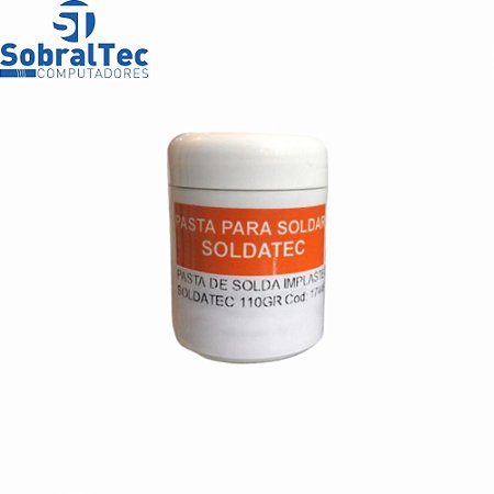 Pasta De Solda Implastec Fluxo Não Condutivo Soldatec 110gr