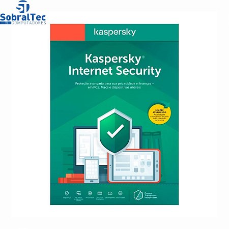 Licença Antivirus Kaspersky Internet Security KIS Key De 1 Ano 1 Dispositivo