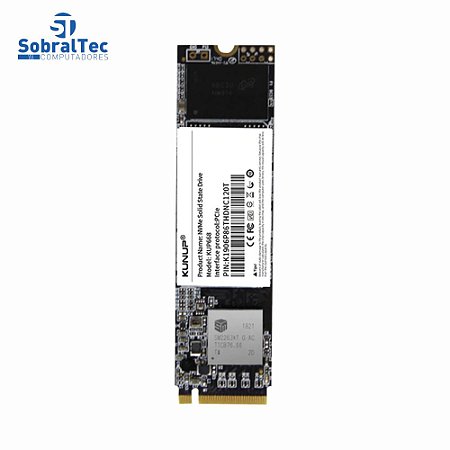 SSD M.2 NVMe Protocolo Solid State Drive 2280 PCIe 256GB KUNUP