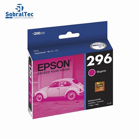 Cartucho De Tinta Epson 296 Vermelho T296320BR