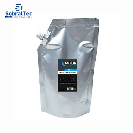 Refil De Toner Para Ricoh SP310 SP377 SP2500 SP5200 SP5210 Aston Bag 1KG AT 35