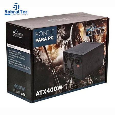 Fonte Atx Potencia Real Para PC Silenciosa Chaveada 400W KP-532 Knup
