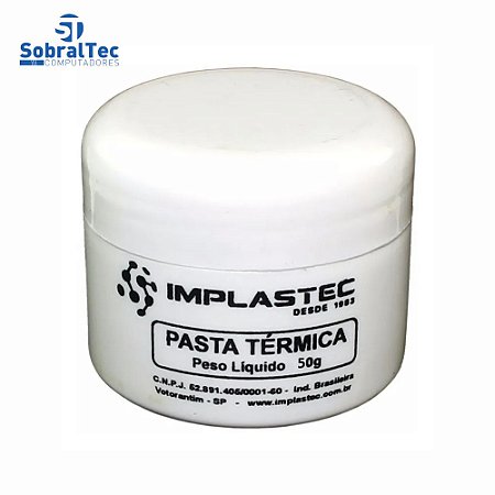 Pasta Termica Implastec 50 Gm Para Processador, Cpu, Cooler