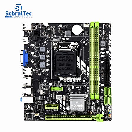 Placa Mãe Chipset H61 LGA 1155 DDR3 SZMZ Para Intel I3 I5 I7 Xeon Series