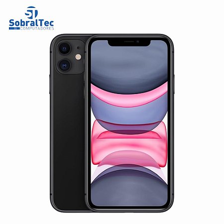 iPhone 11 Apple com 256GB, Tela Retina HD de 6,1” Dupla Câmera Traseira de 12 MP, Resistente à Água