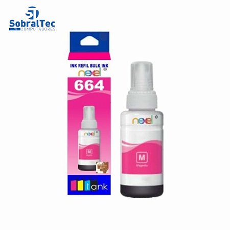 Tinta Refil Bulk Ink Compativel Epson Corante 100ML Magento- 664 Nexel