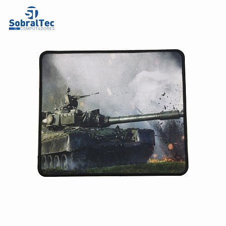 Mousepad Gamer Estampas World War 25x20 Cm Silk-Fliding AJ L-16 Tanque T-54/55