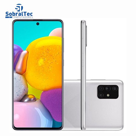 Smartphone Samsung Galaxy A71, 128GB, 64MP, Tela 6.71´, Cinza - SM-A715FMSPZTO