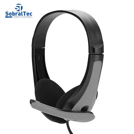 Headset Gaming EP15M Estéreo 1,5Mt Com Microfone 1xP2 ABS Bass Earphone Preto