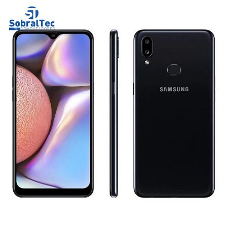 Smartphone Samsung Galaxy A10s 32GB  4G - Octa-Core 2GB RAM 6,2” Câm. Dupla + Selfie 8MP- Preto