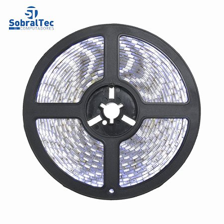 Fita LED Branca 3528 24W 12V 5050-W-DX IP65 5Mt