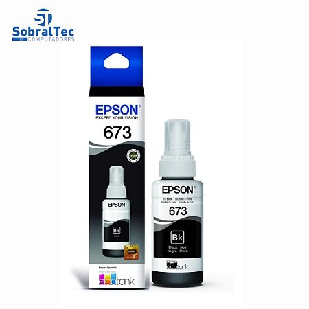 Refil de Tinta Epson 673 Preto 6.000 Paginas T673120 AL