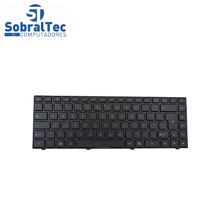 Teclado bringIT Compativel Com Positivo N9410 / Aesw6601020 Sw6 - Black - Br - Com Frame
