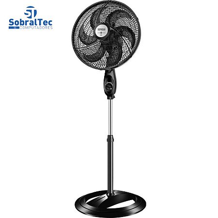 Ventilador De Coluna Mondial Turbo NV-61-6P-NP 3 Velocidades 40cm Preto - 220v