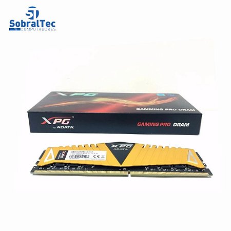 Memória Ram Desktop DDR4 8GB Adata XPG Z1 - 3000 MHz 1.2v-1.35v