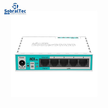 MikroTik RB750r2 RouterBOARD Hex Lite 5 Ports Router PoE OSL4 USADO