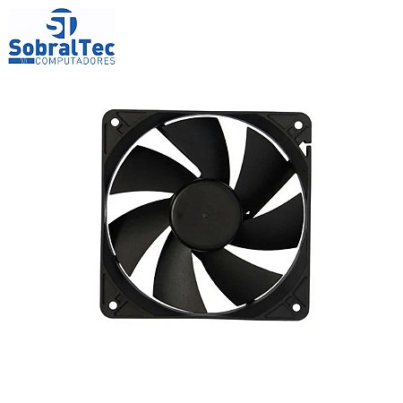 Cooler Para Gabinete ATX 80x80 (Placa) Com Adaptador Fonte